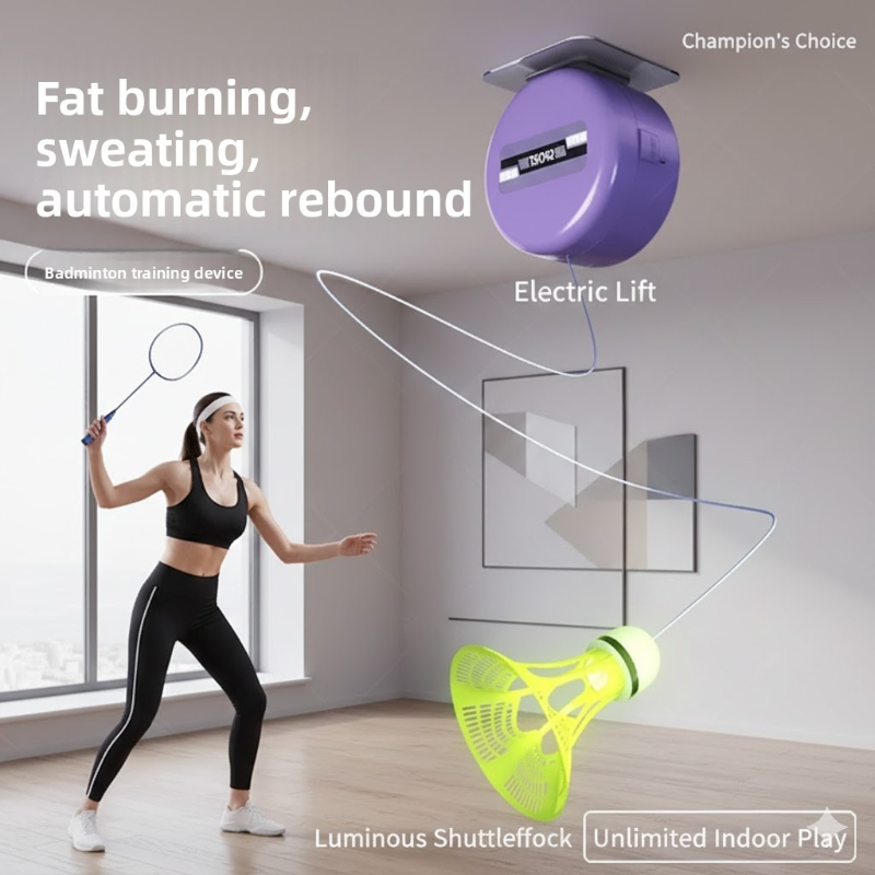 Badminton Talk - Badminton single play training device, automatic