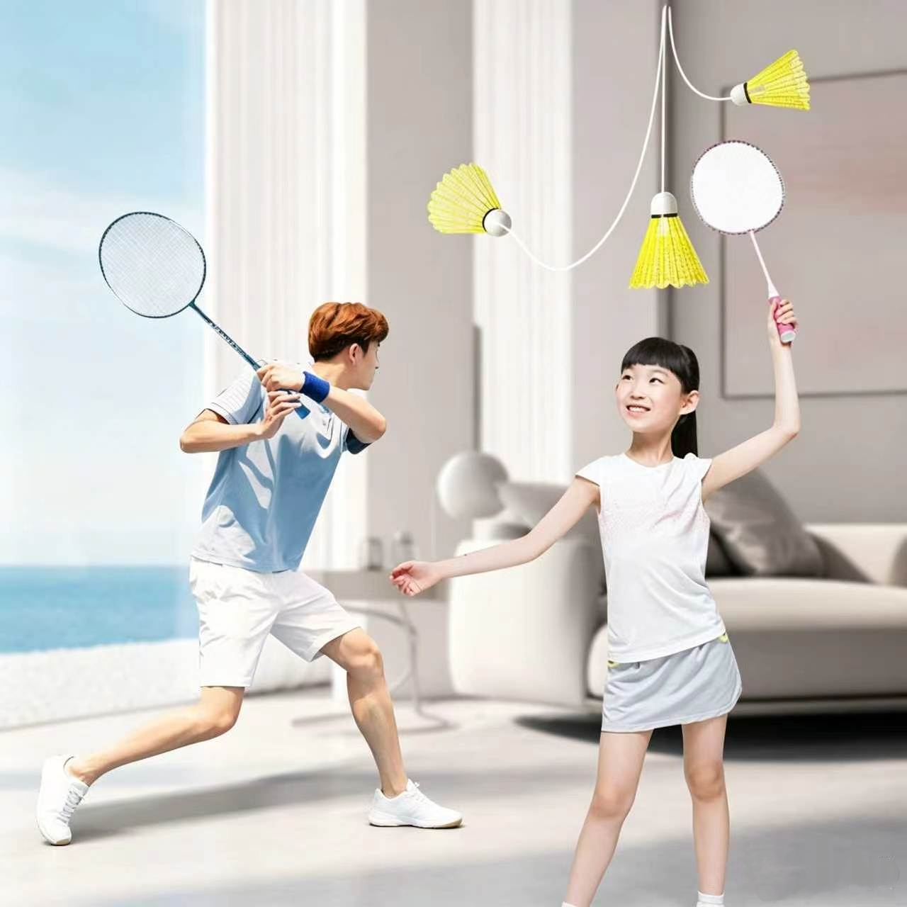 3Pcs Elastic Badminton Set wit - Badminton Talk review and price